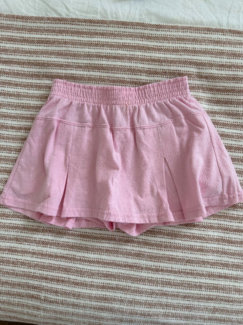 Pink Pleated Tennis Skort from Soffe
